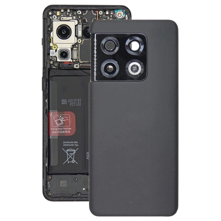 OnePlus 10 Pro Original Battery Back Cover Replacement - Black