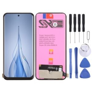Tecno Pova Slim KM9 TFT LCD Screen Replacement with Digitizer Full Assembly