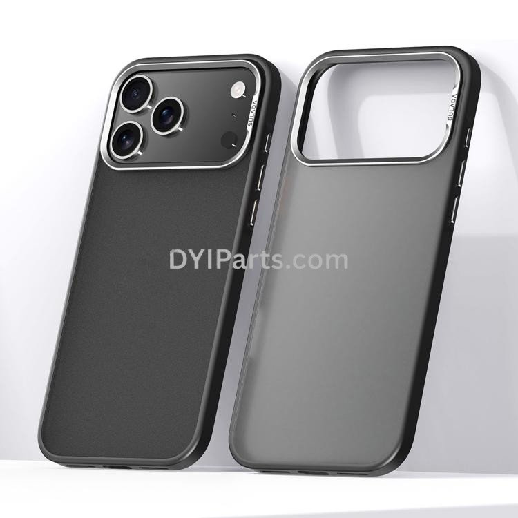 iPhone 18 Pro SULADA Skin Feel Matte Shockproof Phone Case Black
