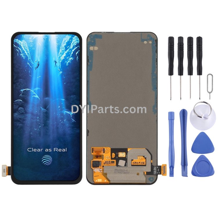 Vivo V17 Pro 1909 1910 PD1931F_EX Original Super AMOLED LCD Screen With Digitizer Full Assembly