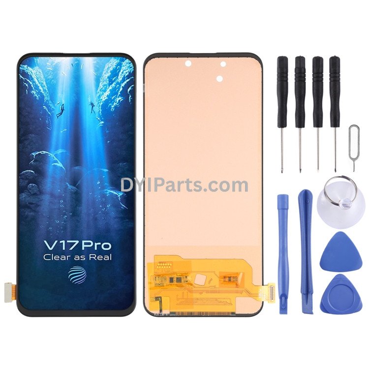 Vivo V17 Pro LCD Screen With Digitizer Full Assembly No Fingerprint Support